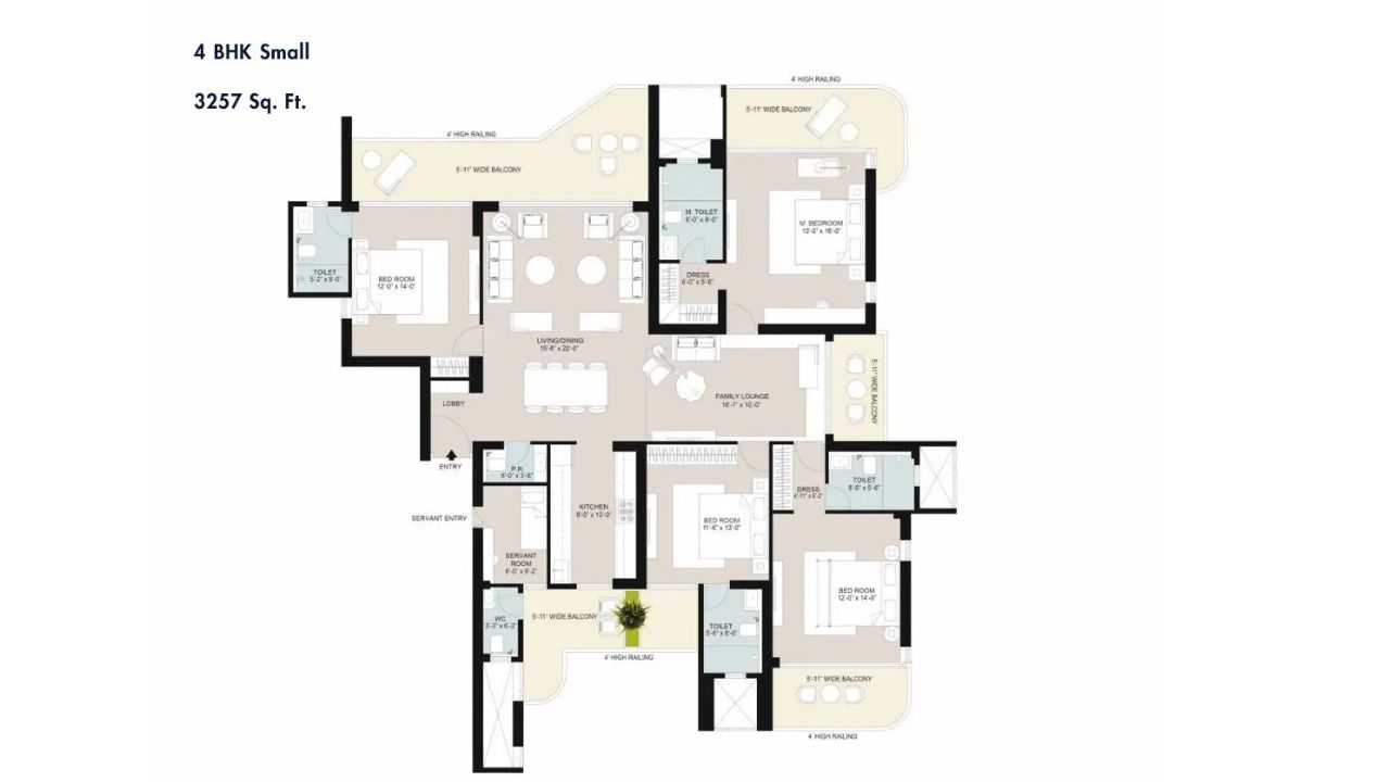 4S The Aurrum — 4 BHK