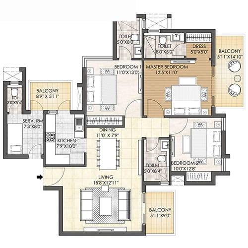 Oyster Grande — Floor Plan 2