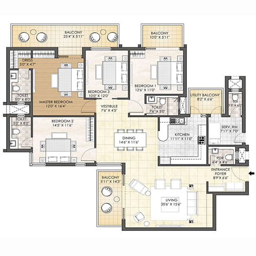 Oyster Grande — Floor Plan 3