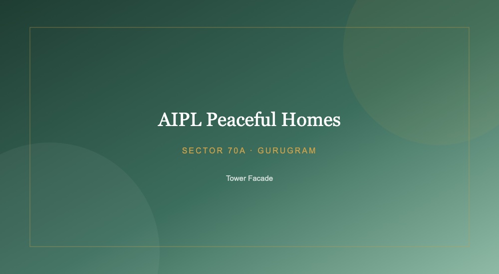 AIPL Peaceful Homes — 3 BHK
