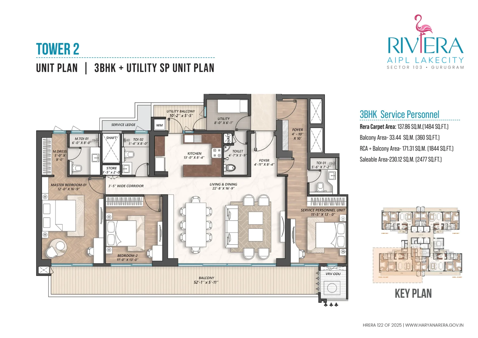 Riviera Lake City — Floor Plan 1