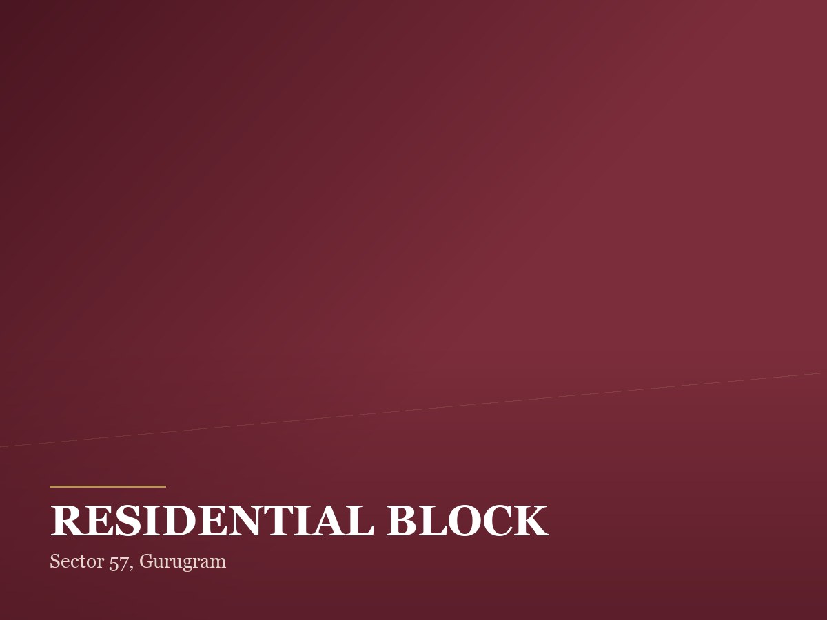 Ansal Florence Residency — 3 BHK