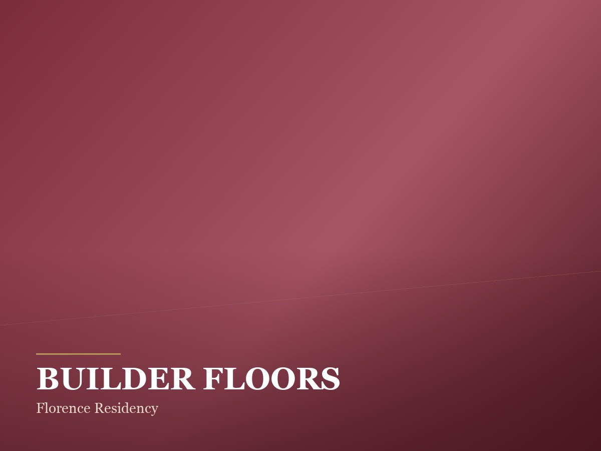 Ansal Florence Residency — 4 BHK