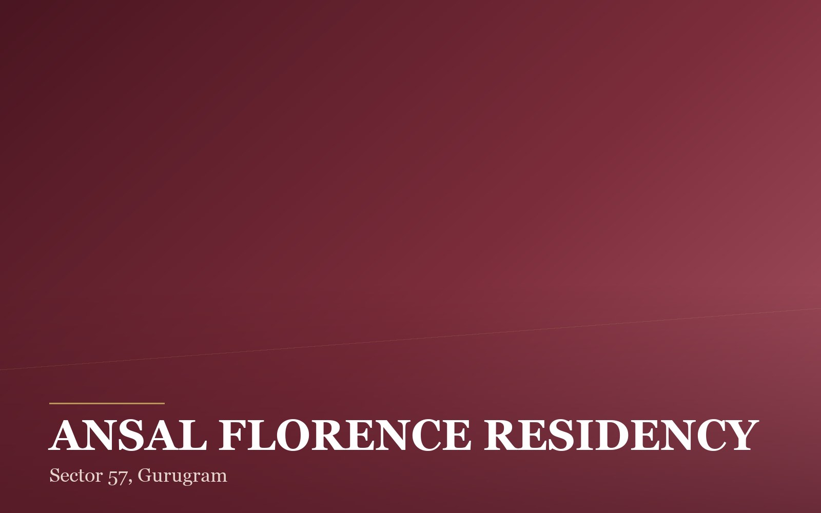 Ansal Florence Residency — Florence Residency, Sector 57