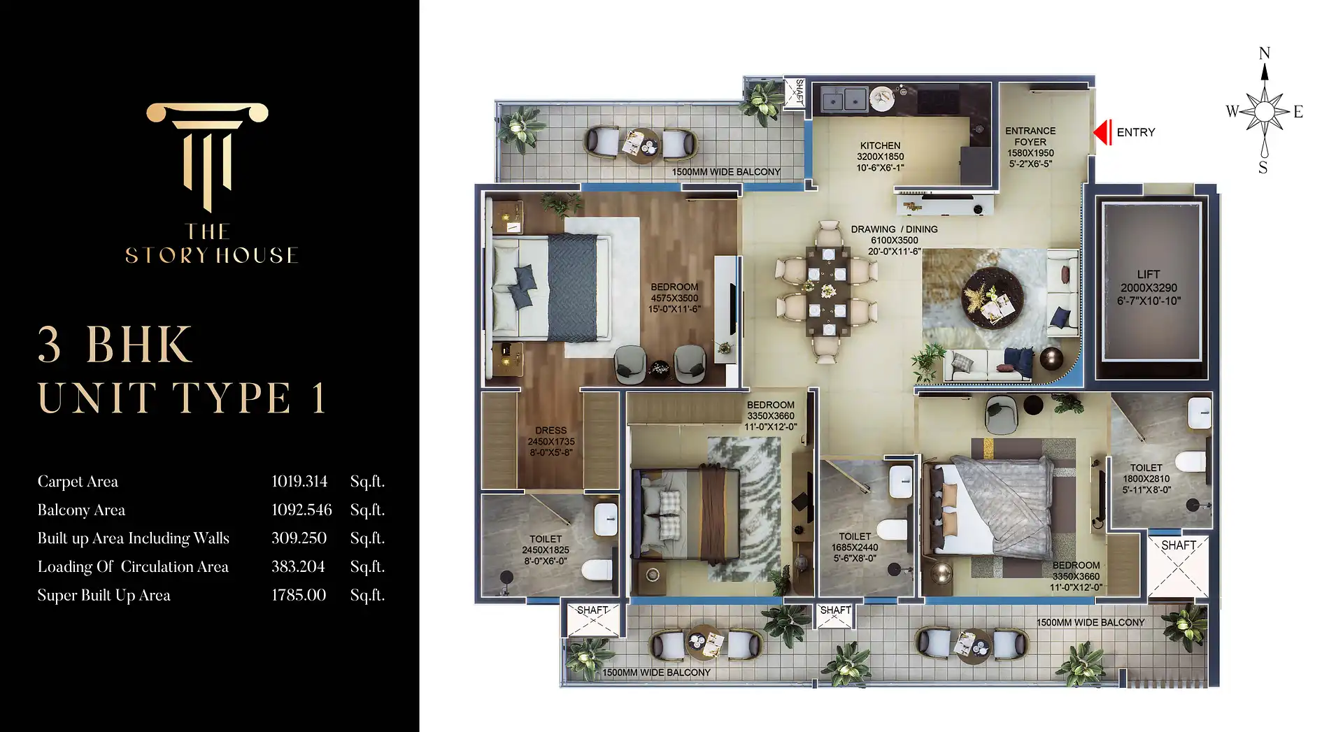 ArtTech The Story House — 2 BHK Type 2