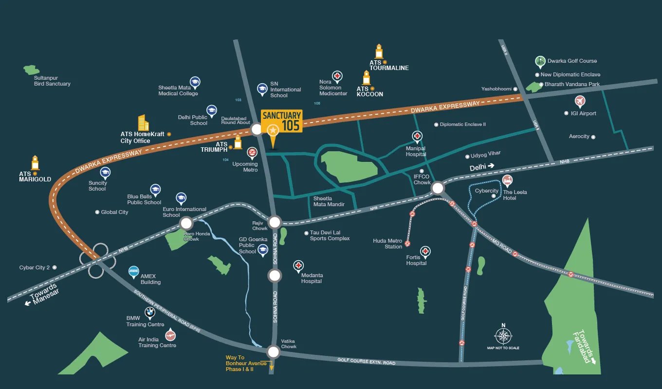 ATS Homekraft Sanctuary 105 Phase 2 — Location Map