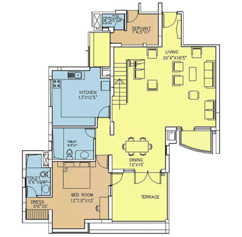 Bestech Park View City — Floor Plan 2