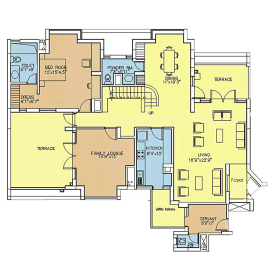 Bestech Park View City — Floor Plan 3