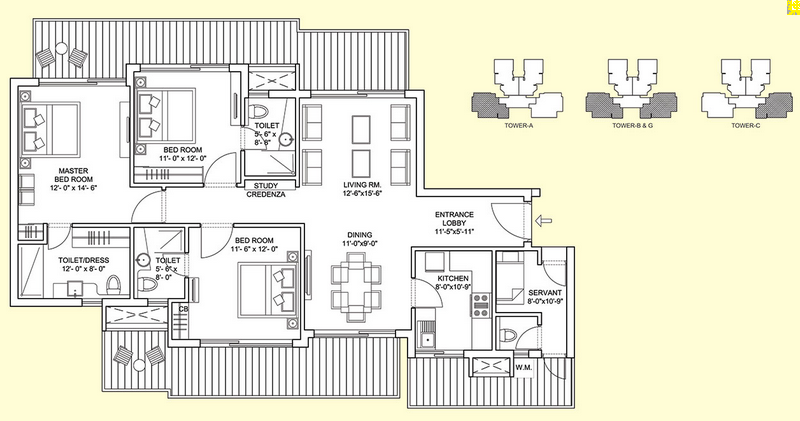 Park View Sanskruti — Floor Plan 2