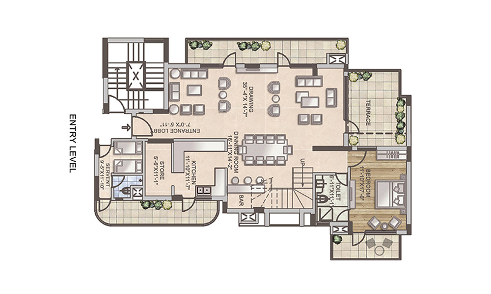 Bestech Sky Suites — Floor Plan 1