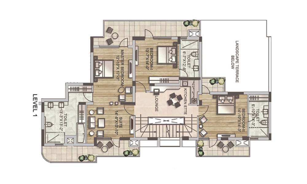 Bestech Sky Suites — Floor Plan 3