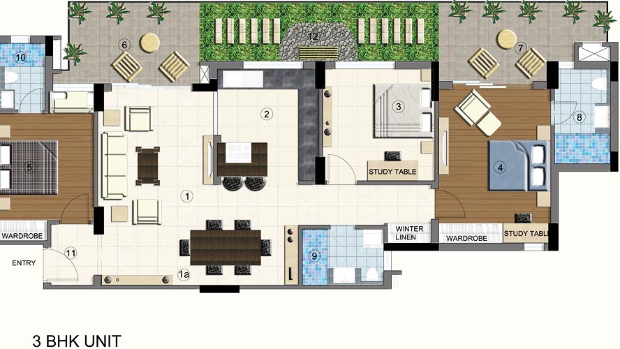 Lumbini Terrace Homes — Floor Plan 1