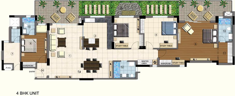 Lumbini Terrace Homes — Floor Plan 3