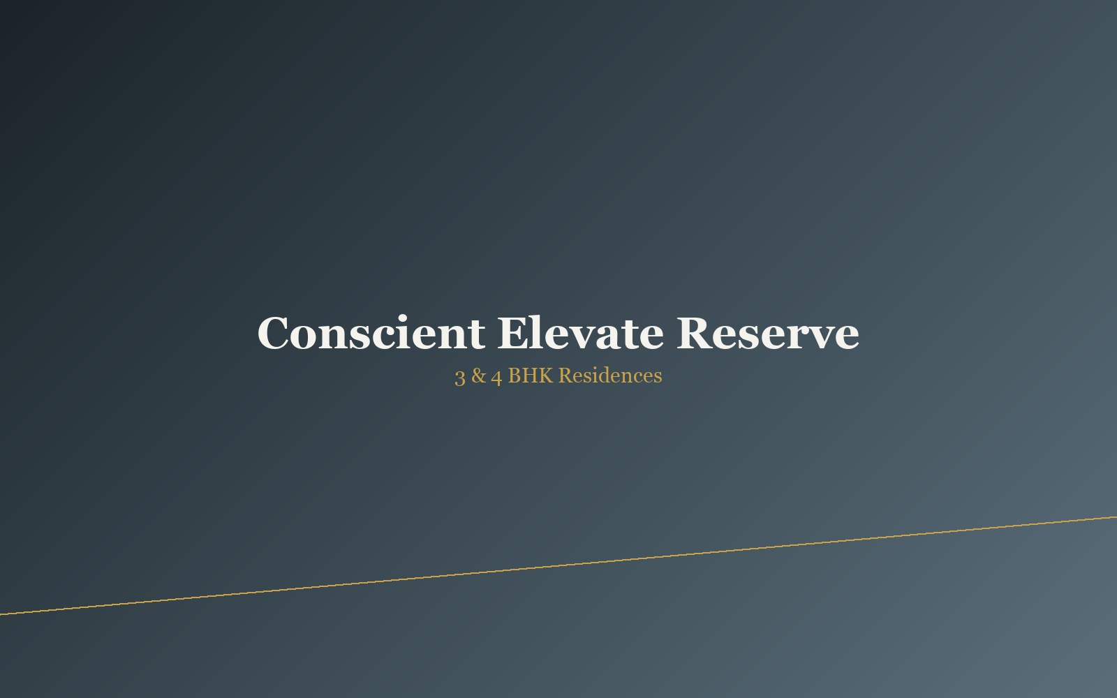 Conscient Elevate Reserve — 4 BHK