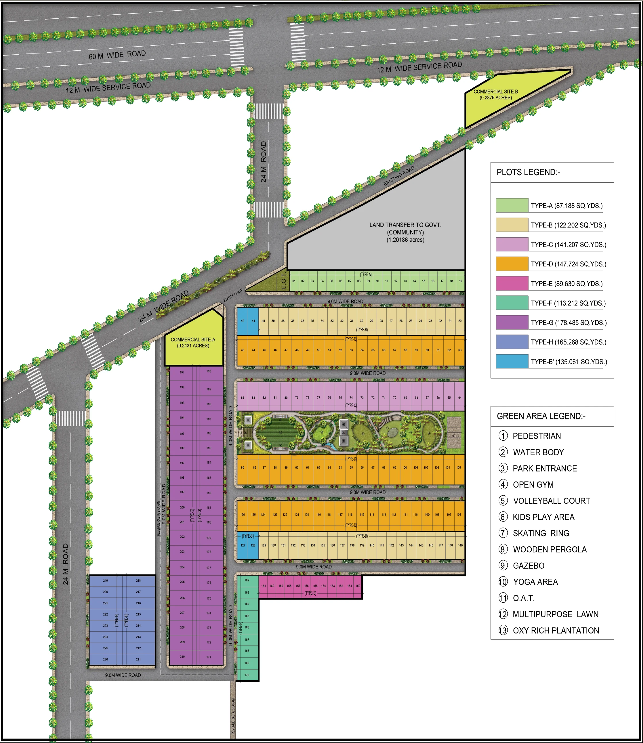 Corona Green — Layout Plan, Sector 5, Sohna