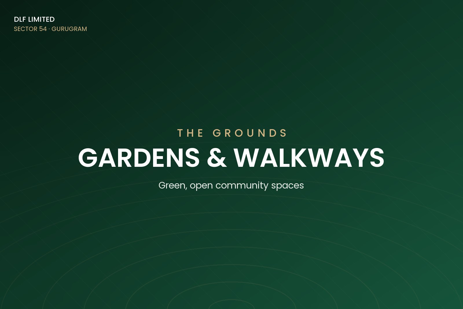 DLF Park Heights — Gardens & Walkways