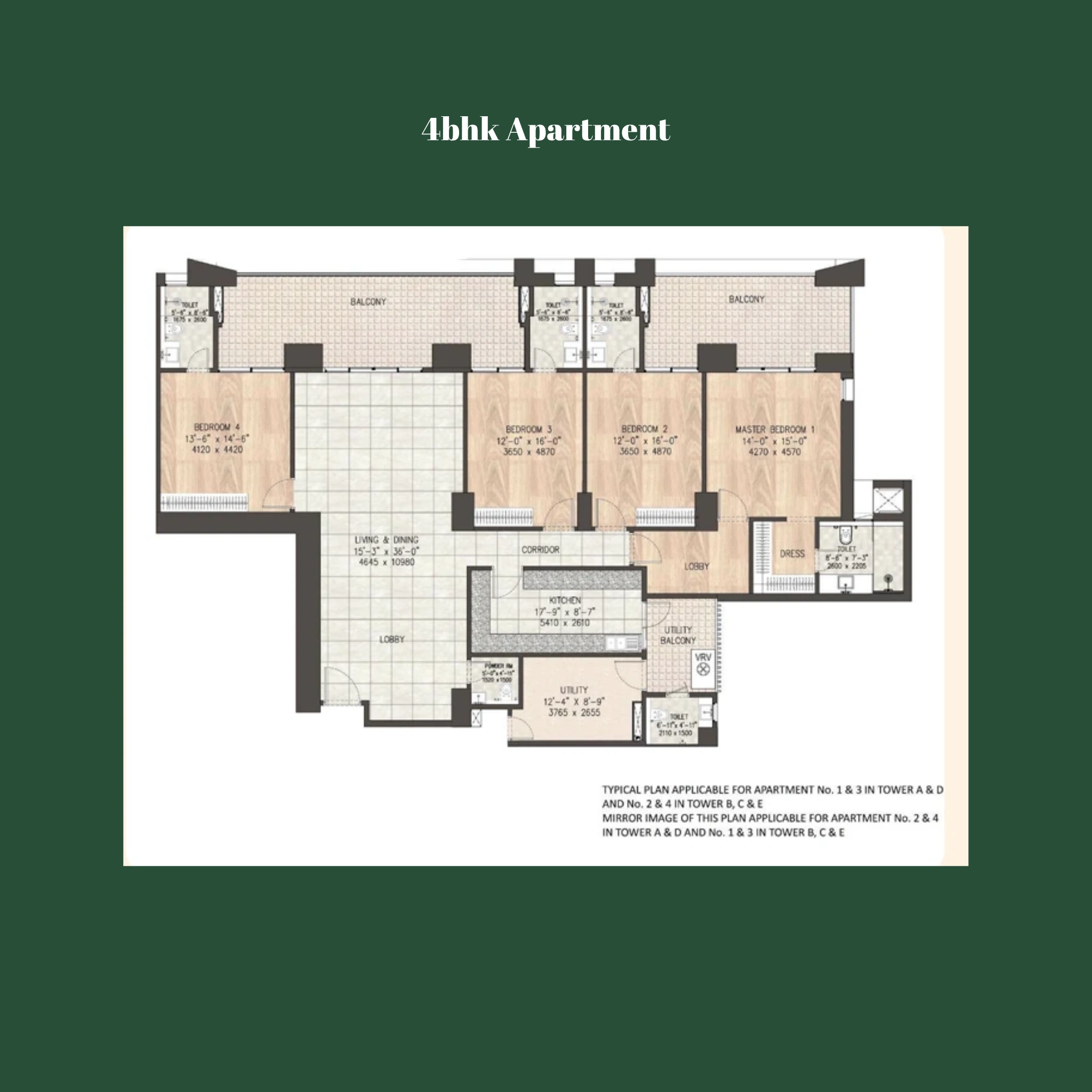DLF Privana West — Floor Plan 1