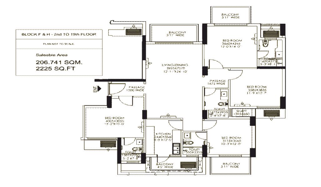 DLF Regal Gardens — Floor Plan 2