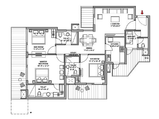 DLF Select Homes — Floor Plan 2