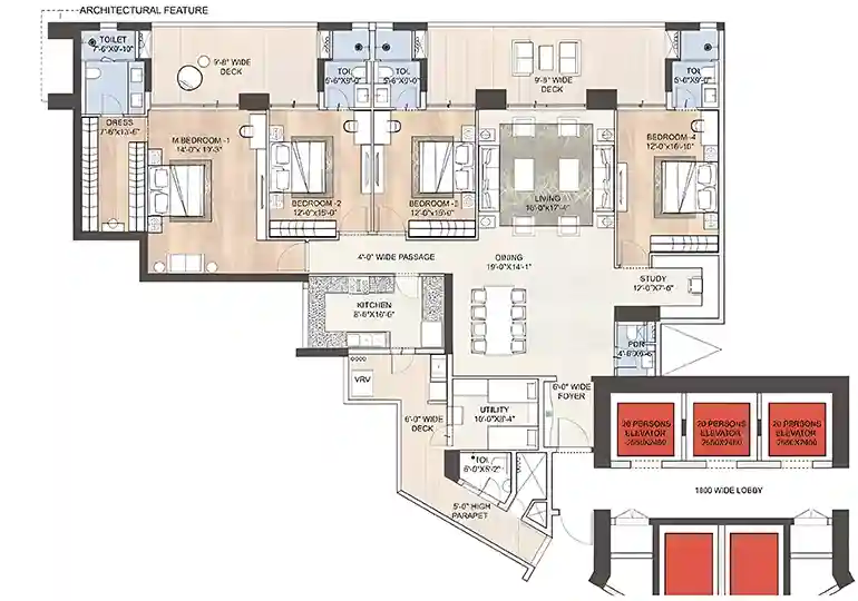DLF The Arbour — Floor Plan 1