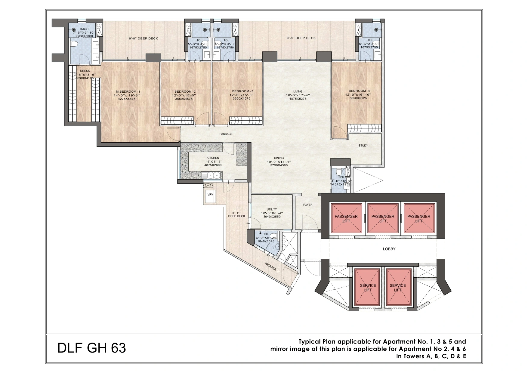 DLF The Arbour — Floor Plan 2