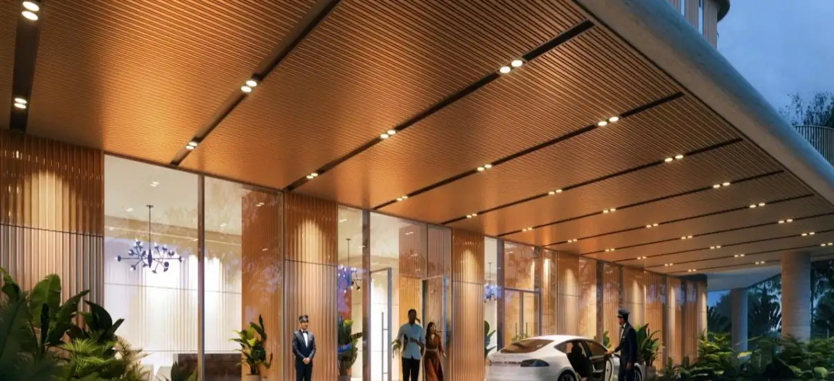 DLF The Aureva — Facade Detail
