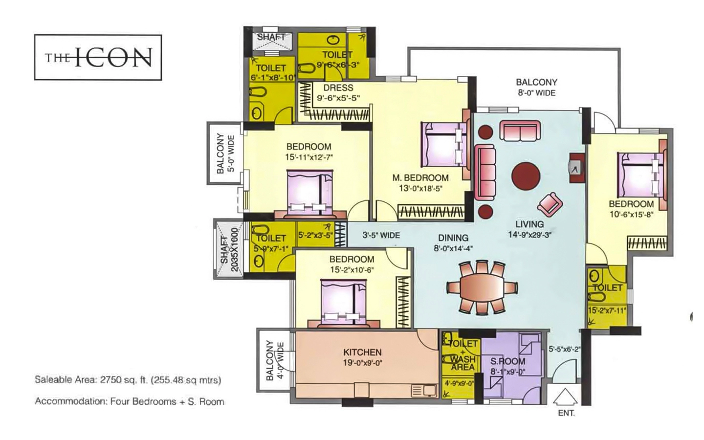 DLF The Icon — Floor Plan 2