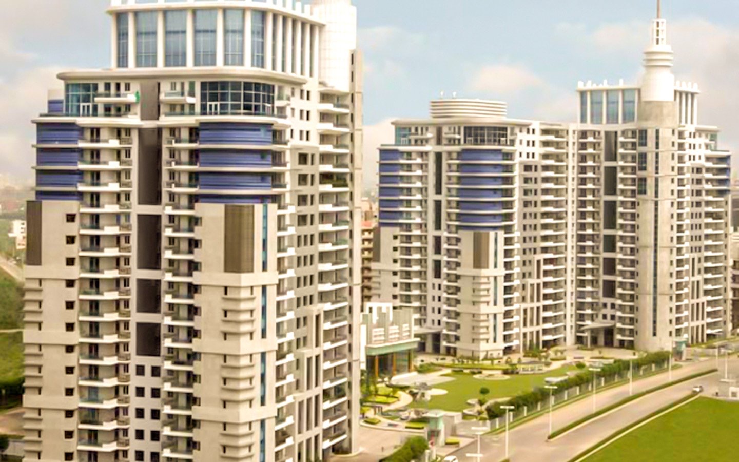 DLF The Pinnacle — Exterior View