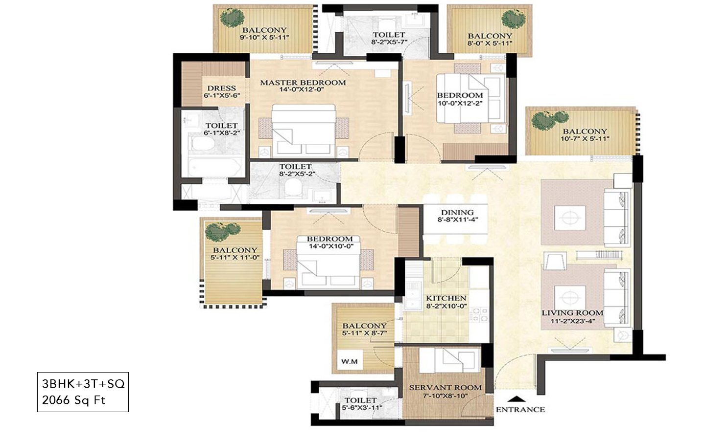 DLF The Primus — Floor Plan 2
