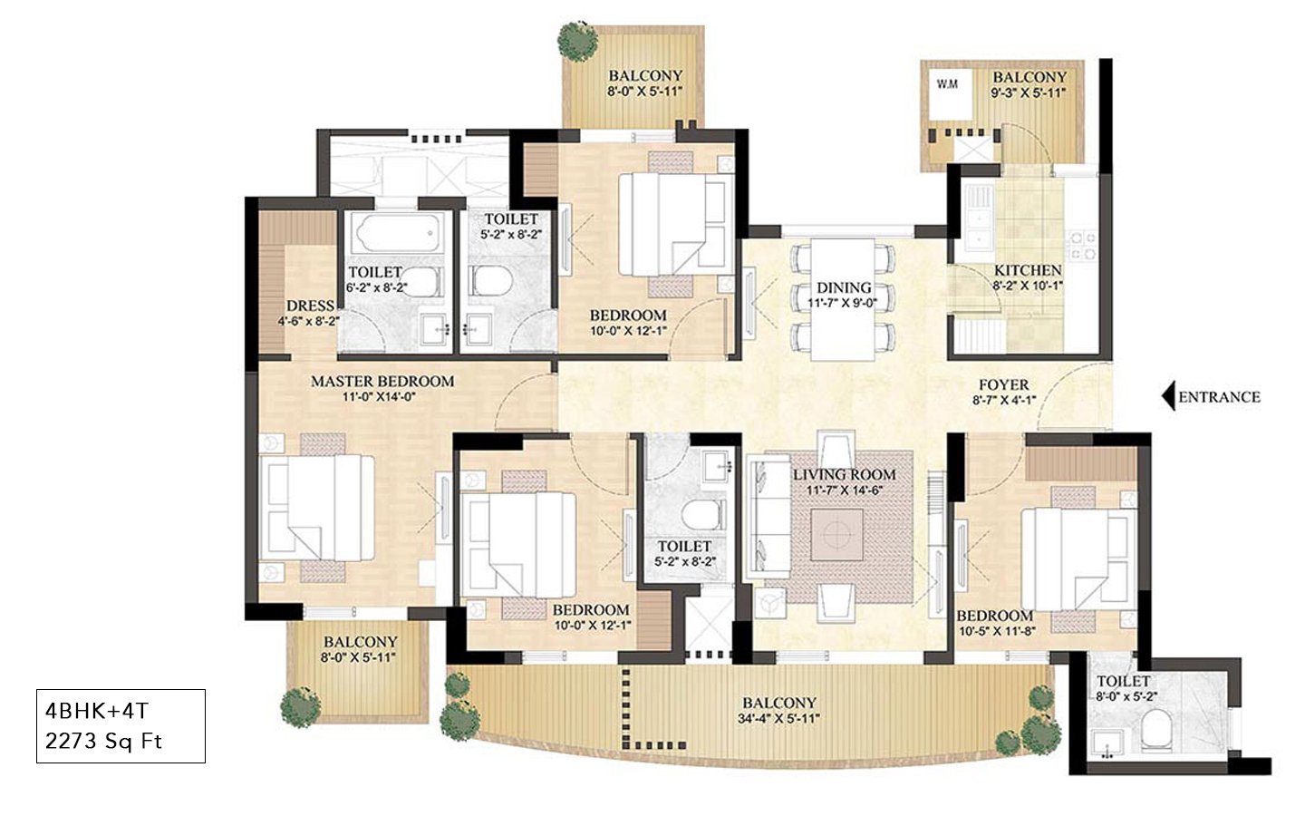 DLF The Primus — Floor Plan 3