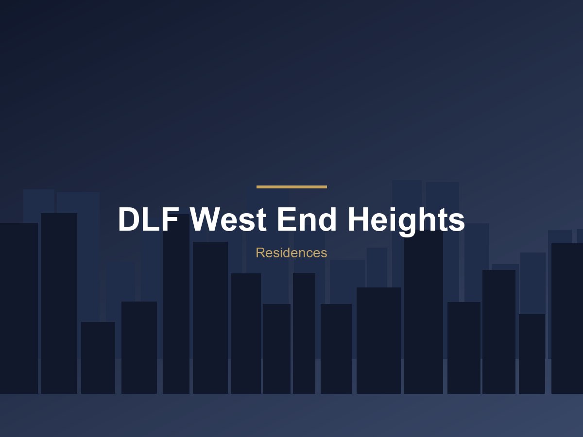 DLF West End Heights — Residence Facade