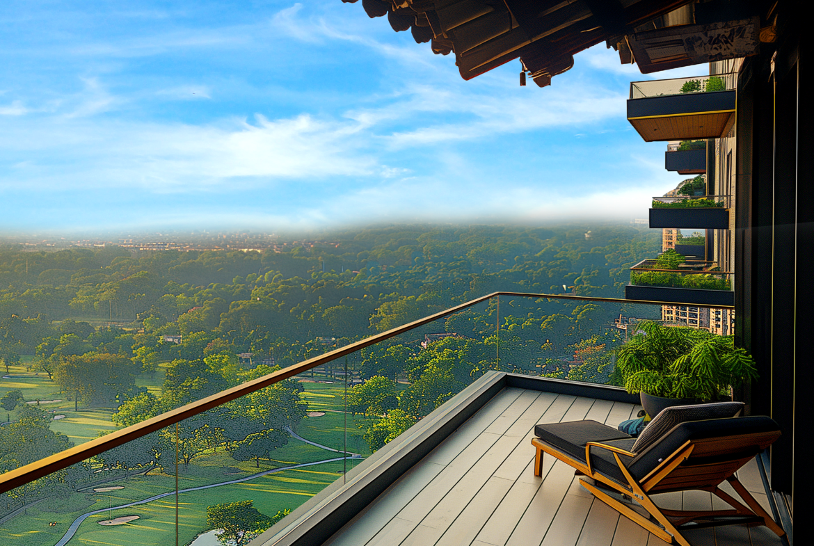 Eldeco Terra and Sol — Balcony view