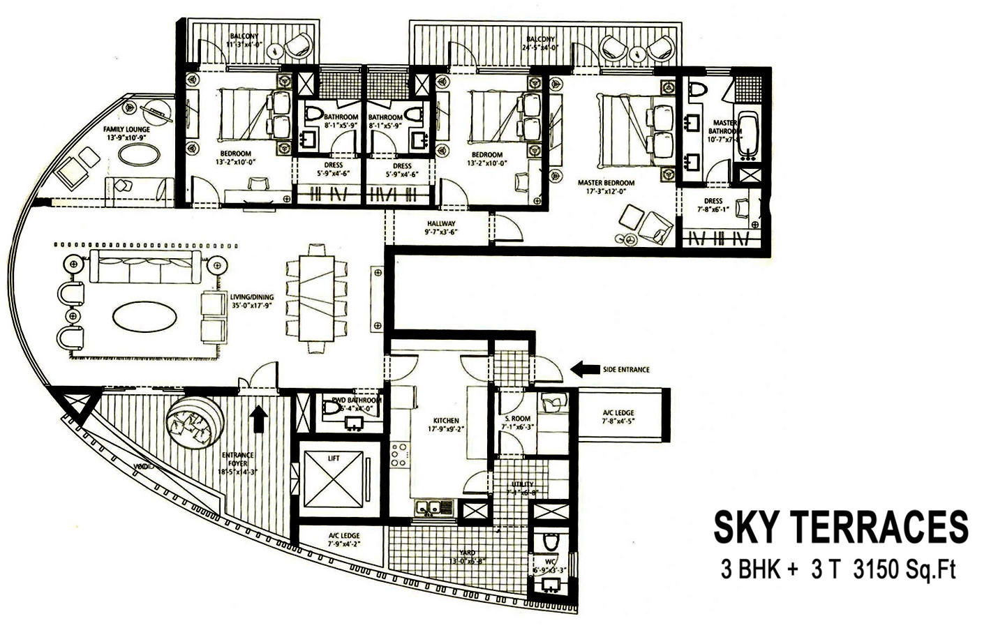 Emaar Palm Drive — Floor Plan 3