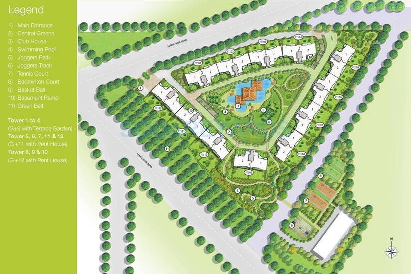 Emaar Palm Terraces Select — Master Layout Plan