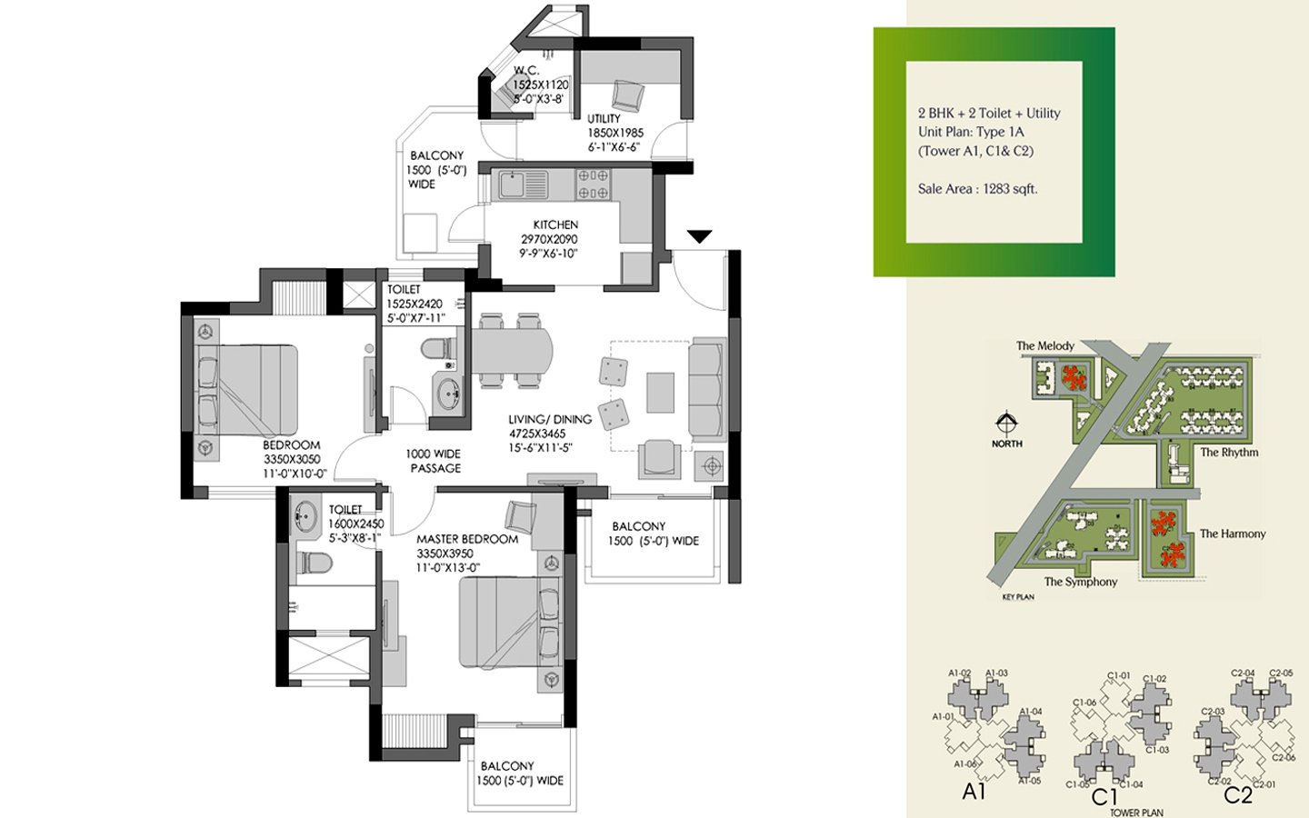 The Heartsong — Floor Plan 1