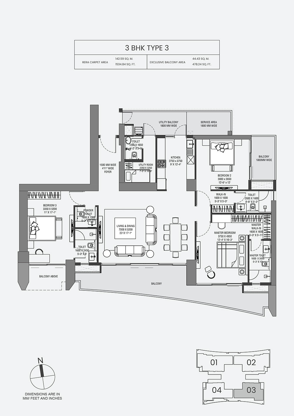 The Trillion — Floor Plan 1