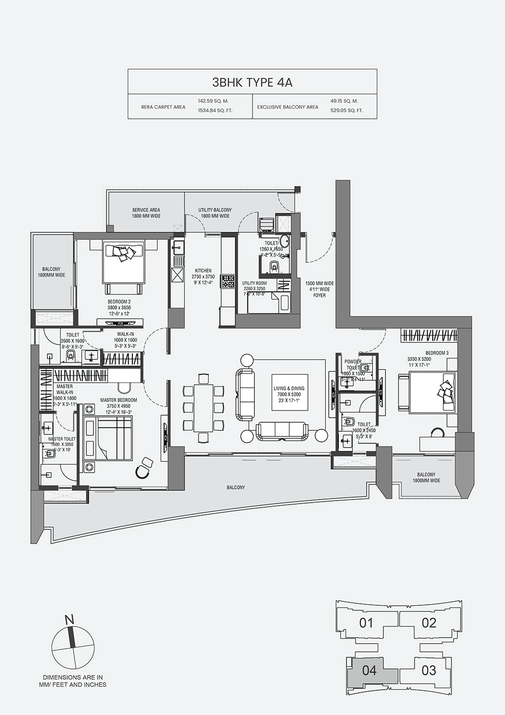 The Trillion — Floor Plan 4