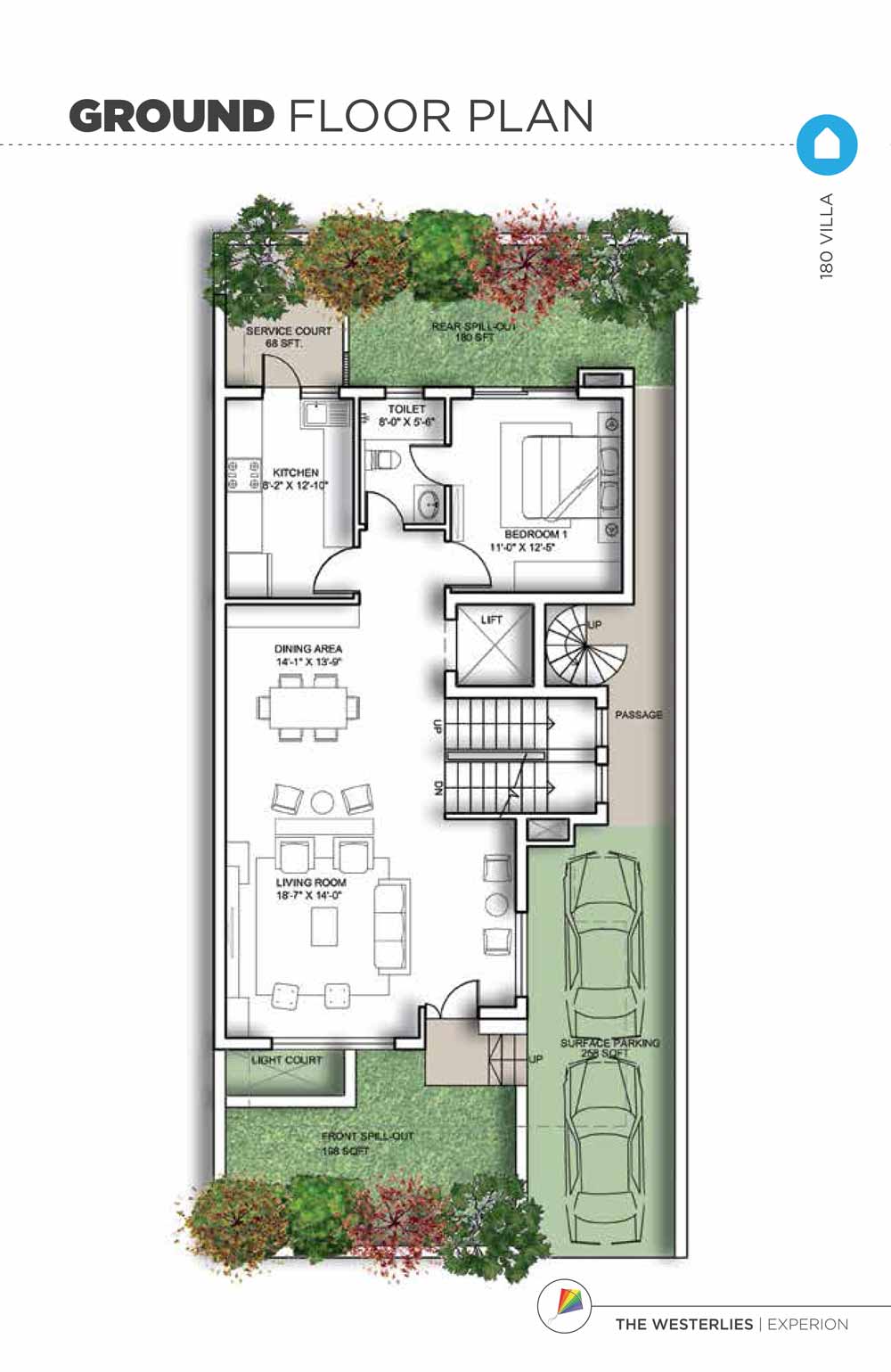 The Westerlies — Floor Plan 1