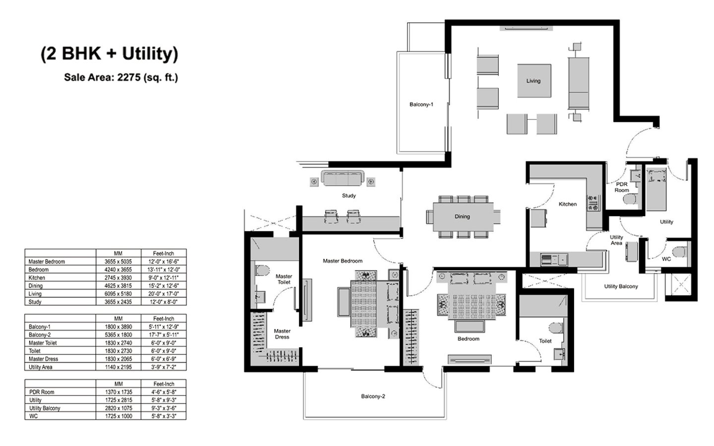 Experion Windchants — Floor Plan 1