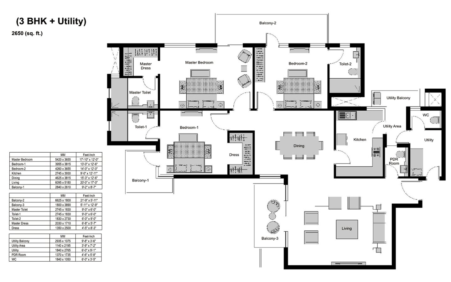 Experion Windchants — Floor Plan 2