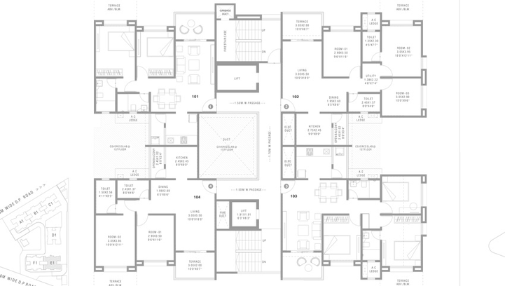 Anantam 85 — Floor Plan 1