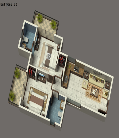 GLS Arawali City — Floor Plan 2