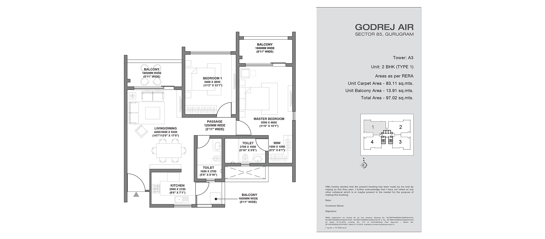 Godrej Air — Floor Plan 2