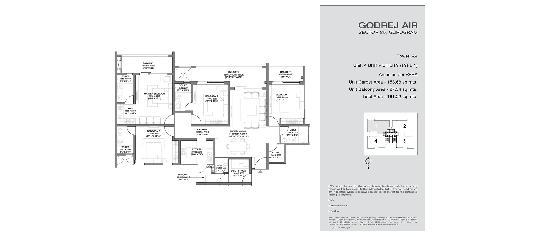 Godrej Air — Floor Plan 4