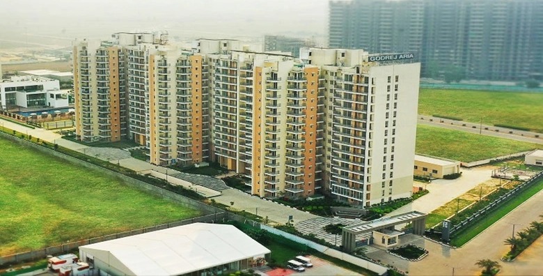 Godrej Aria — Aerial Tower View