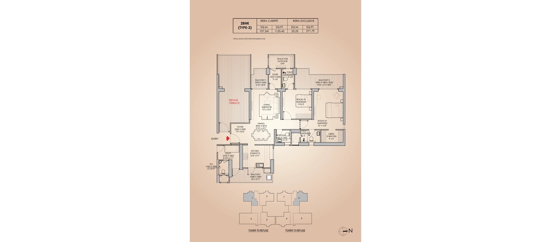 Godrej Aristocrat — Floor Plan 1