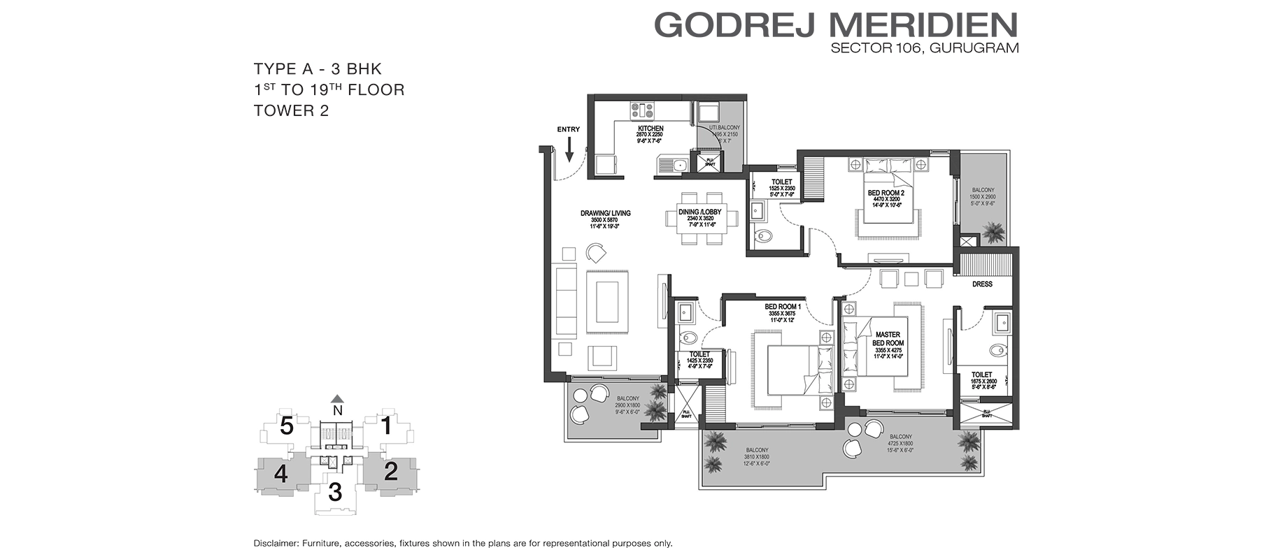 Godrej Meridien — Floor Plan 2