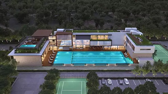 Godrej Meridien — Clubhouse & Amenities
