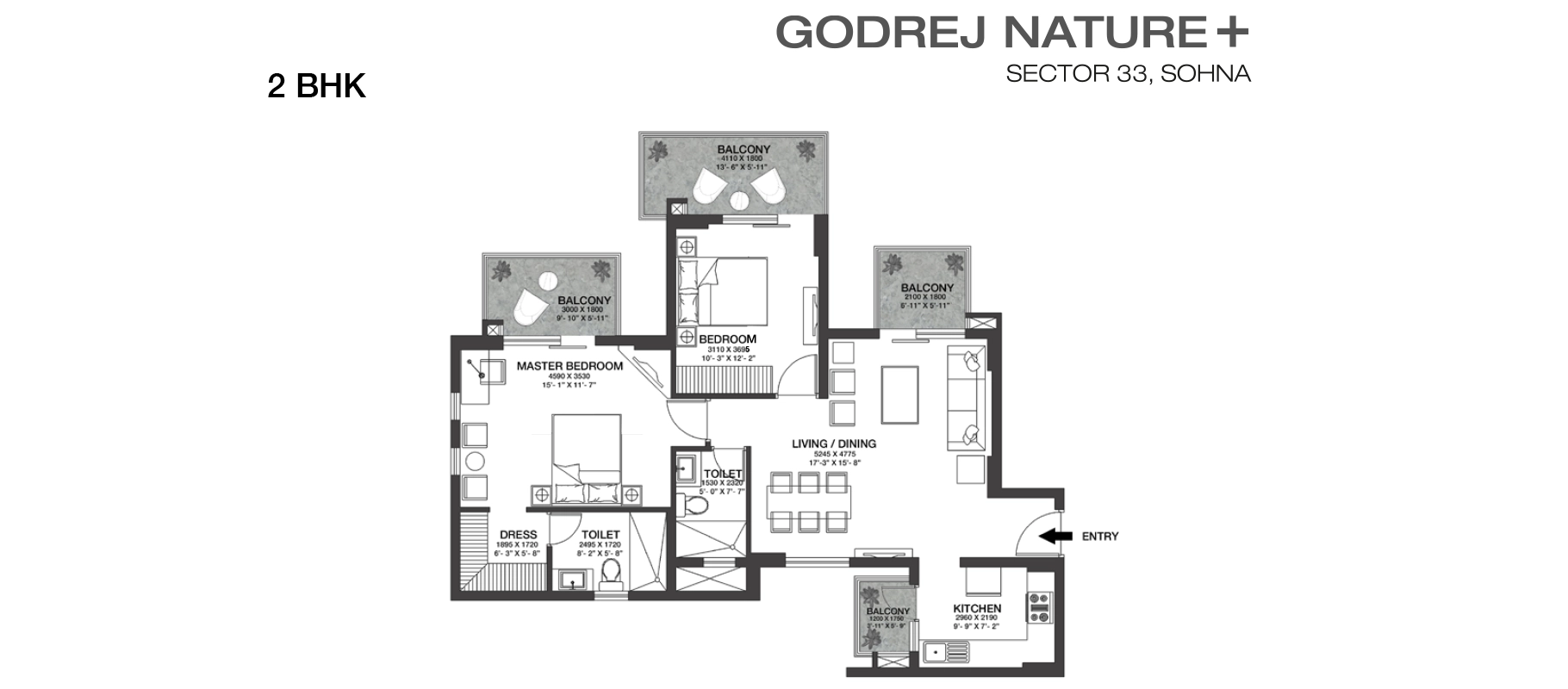 Godrej Nature Plus — Floor Plan 1