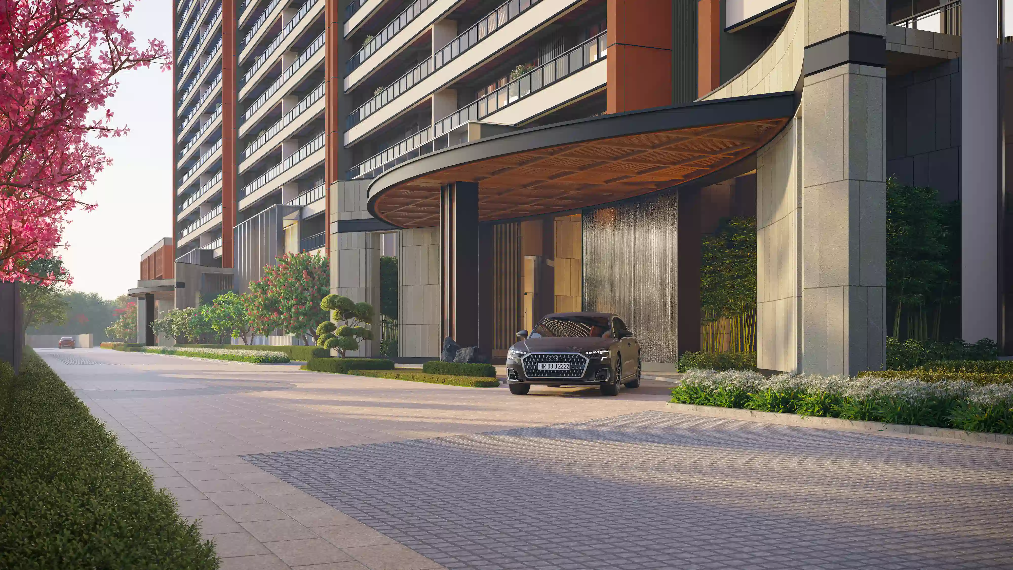 Godrej Sora — Grand Entrance & Drop-Off
